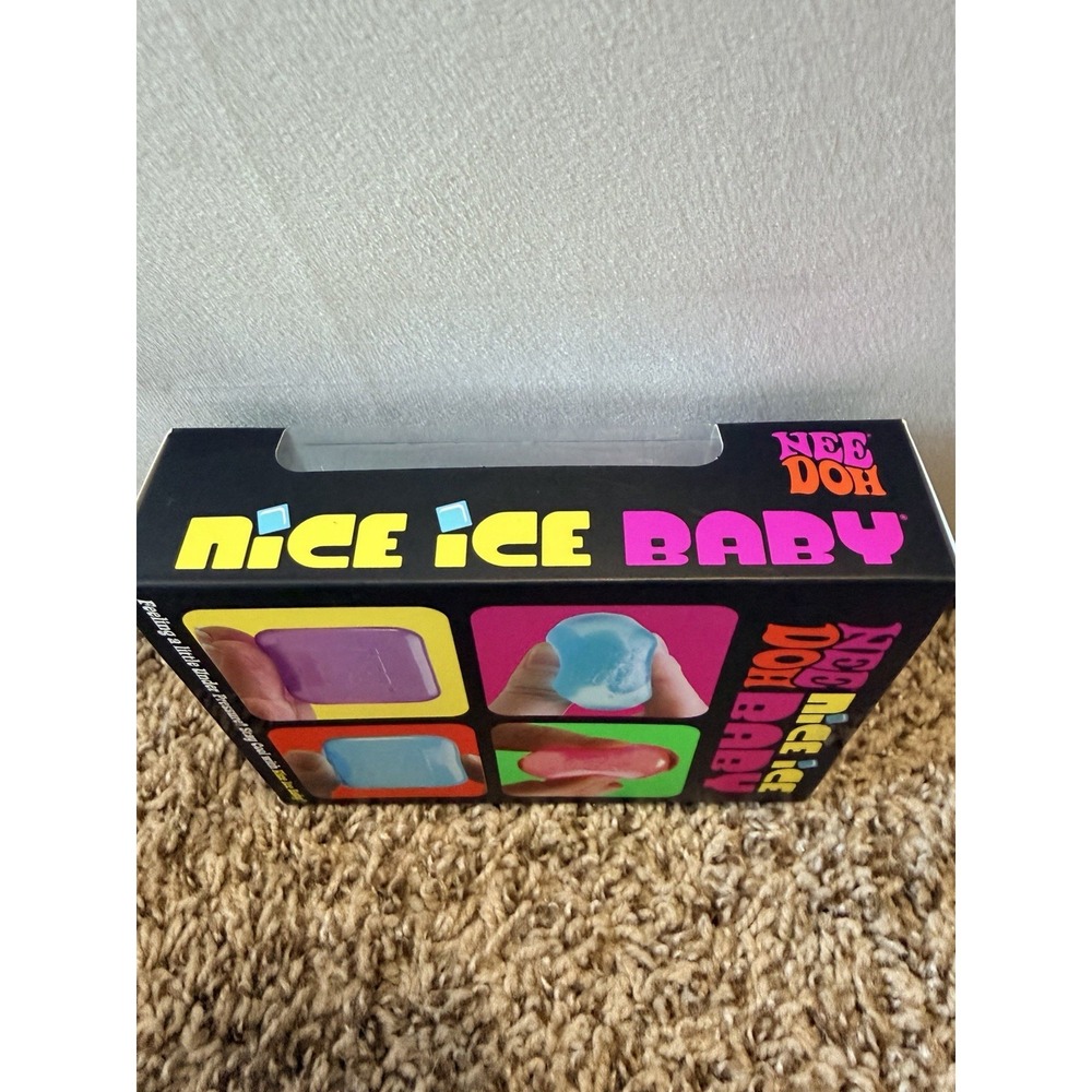 Nee Doh Nice Ice Baby Super Solid Squish Tactile Squeeze Toys Set of 4 - Picture 4 of 4